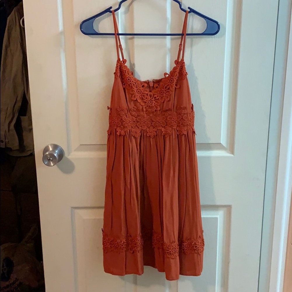 Topshop dress with narrow straps